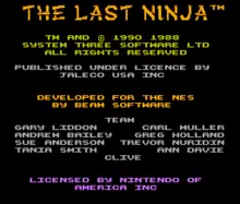 Image n° 7 - titles : Last Ninja, The